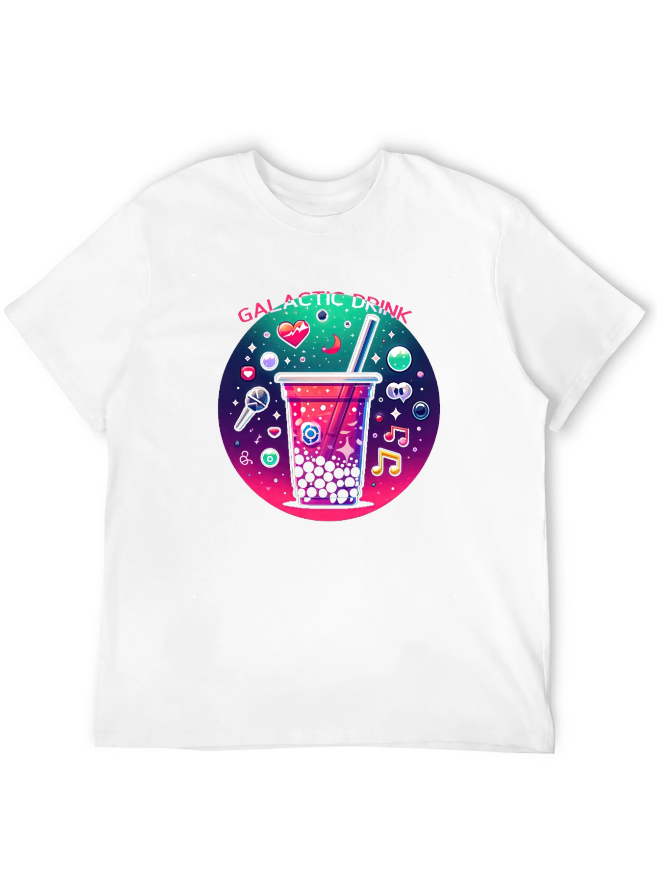 Galactic Bubble Tea Graphic Tee - Unisex