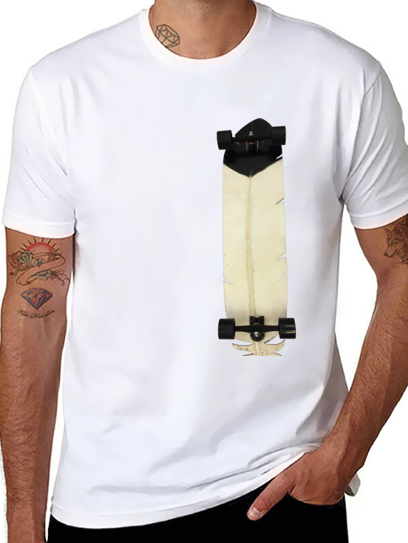Skateboard Graphic Tee - Cool Casual Style