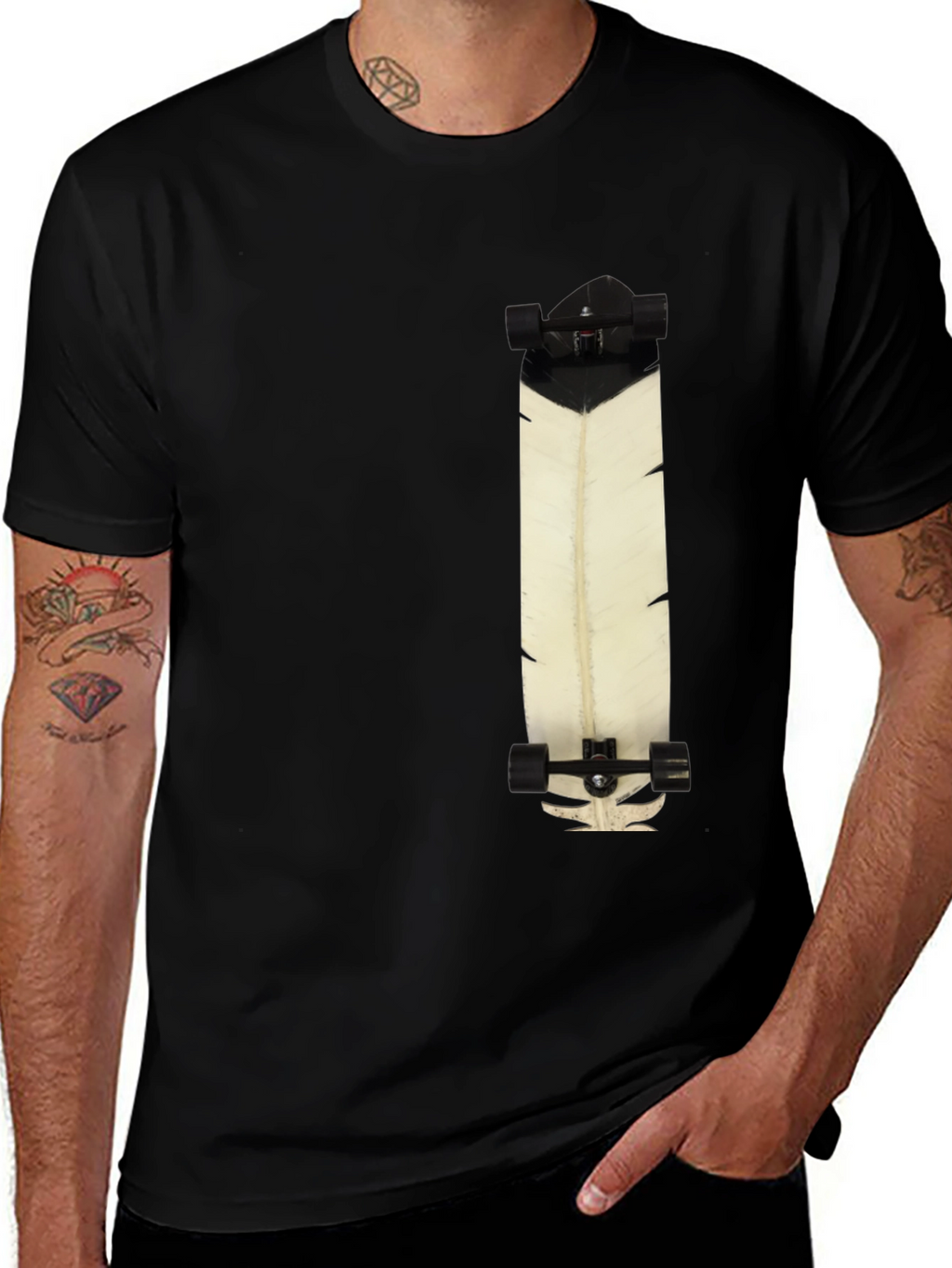 Skateboard Graphic Tee - Cool Casual Style