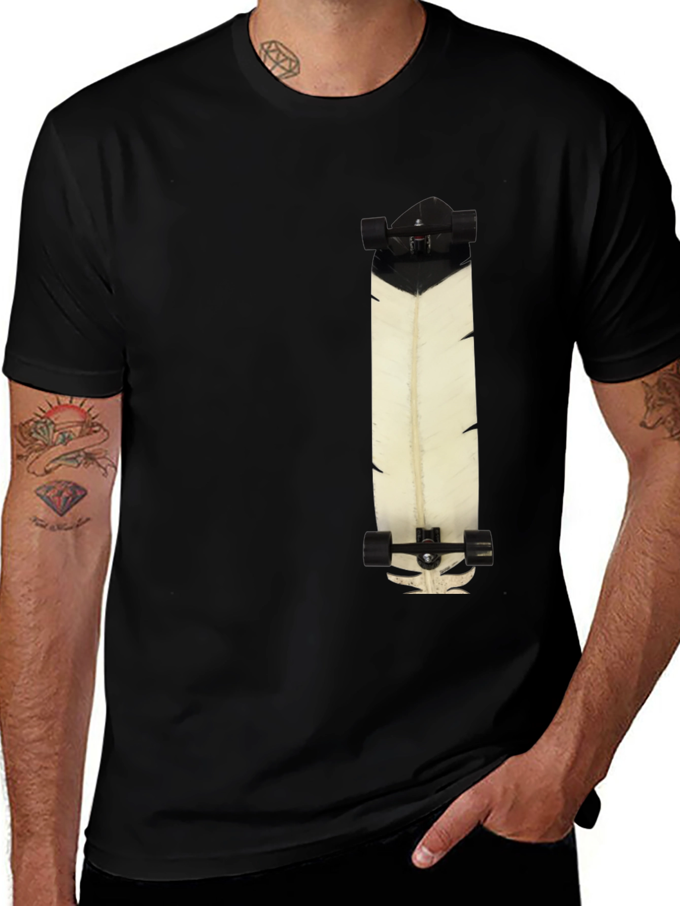 Skateboard Graphic Tee - Cool Casual Style