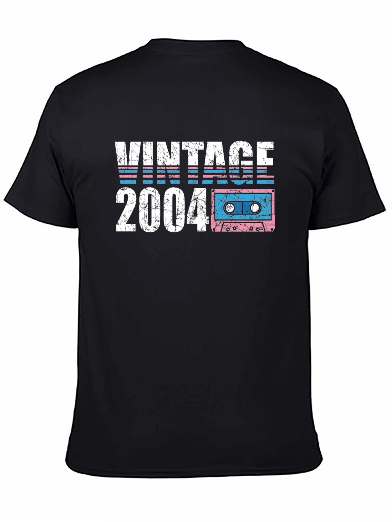 Vintage 2004 Cassette Tape Graphic T-Shirt