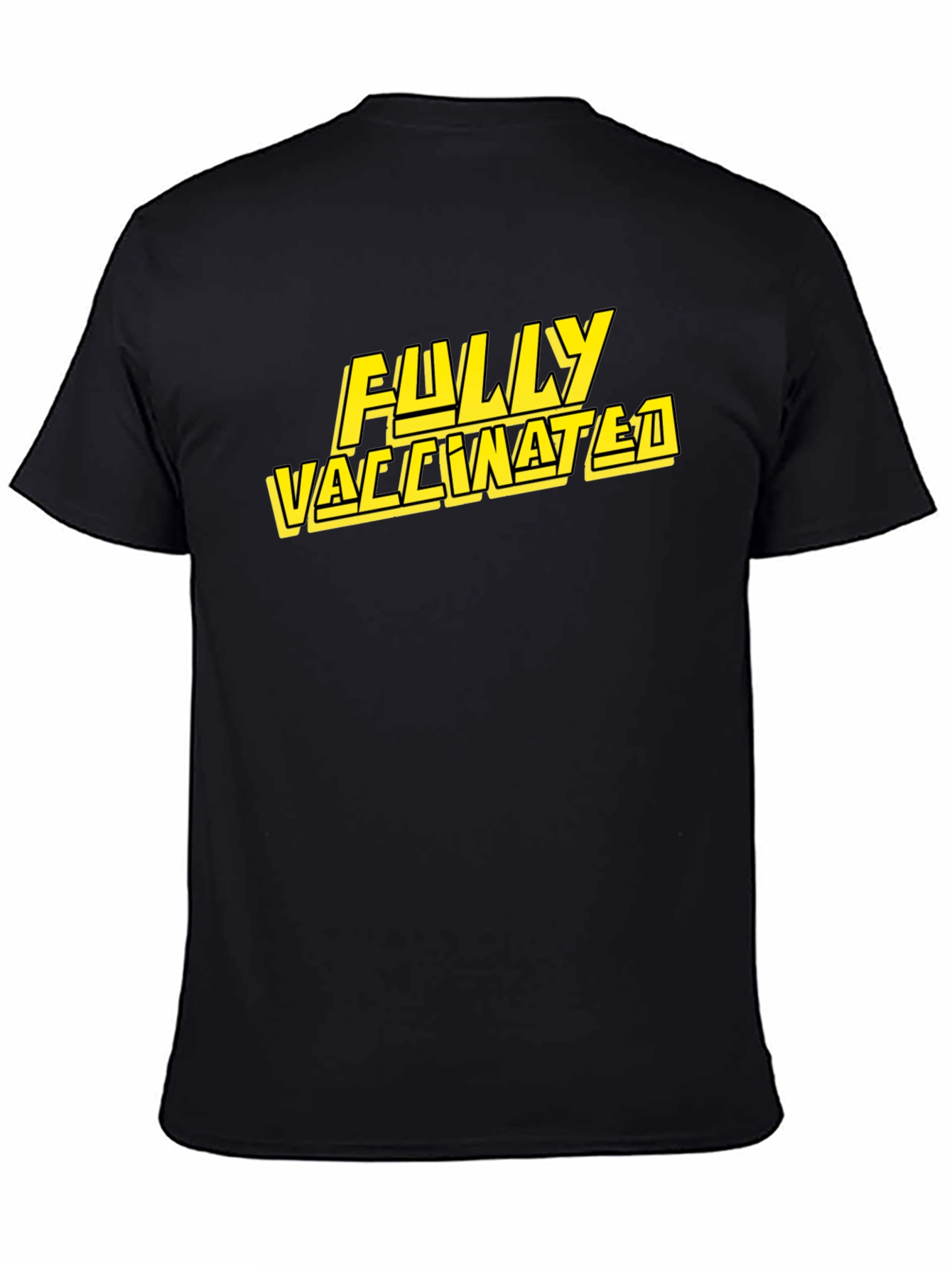 Fully Vaccinated Graphic Tee - Black T-Shirt