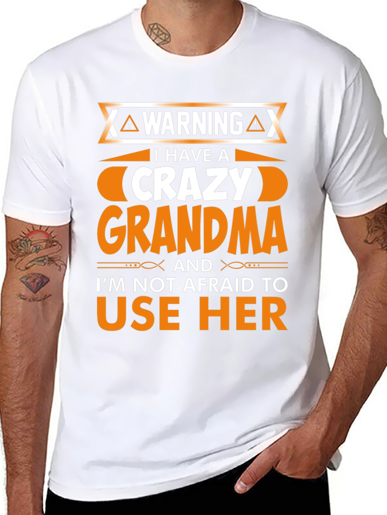 Warning Crazy Grandma T-Shirt
