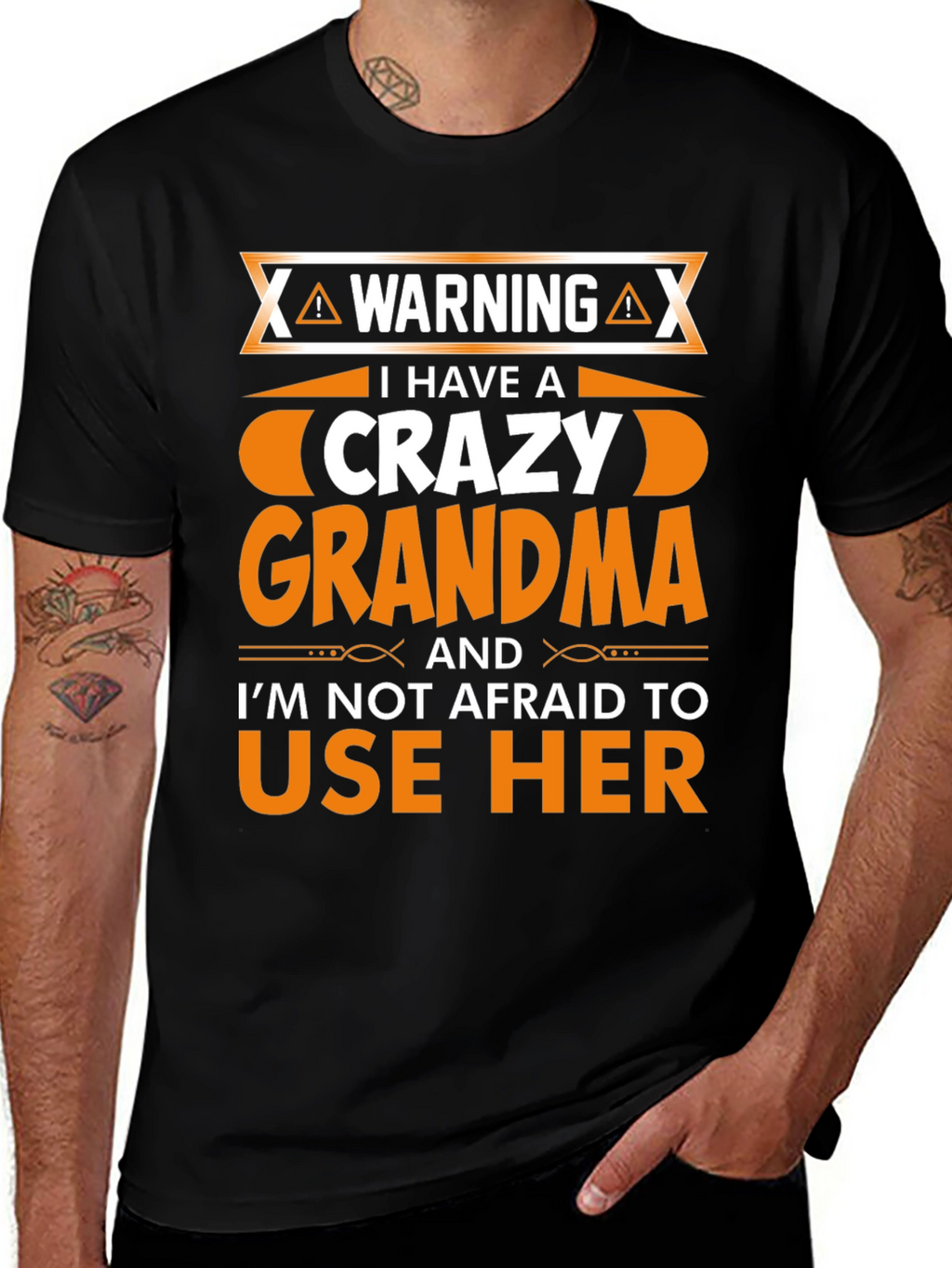 Warning Crazy Grandma T-Shirt