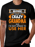 Warning Crazy Grandma T-Shirt