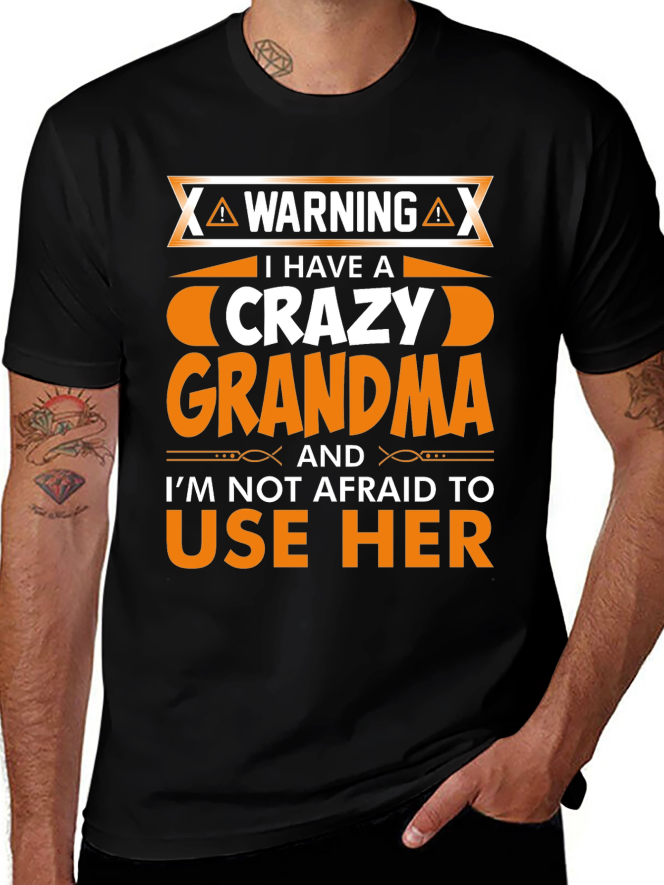 Warning Crazy Grandma T-Shirt