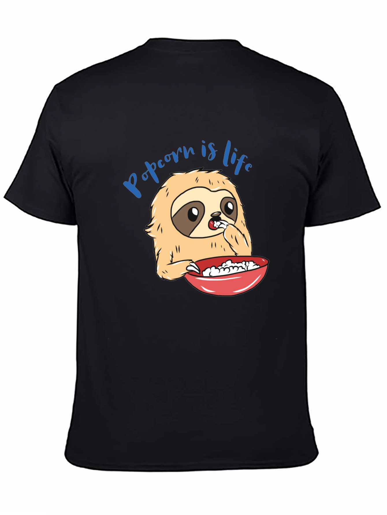 Popcorn Sloth T-Shirt