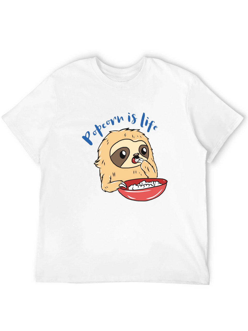 Popcorn Sloth T-Shirt
