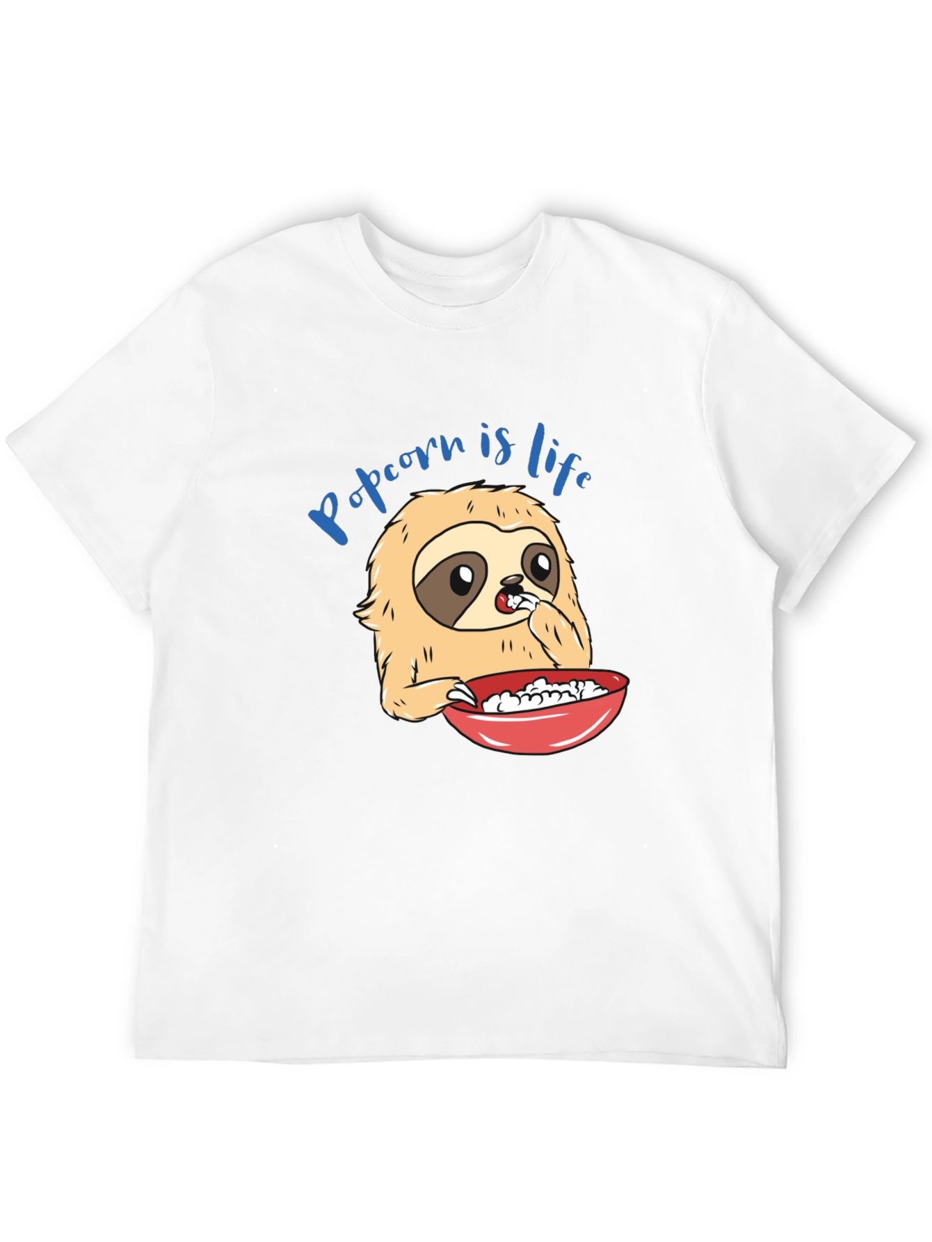 Popcorn Sloth T-Shirt