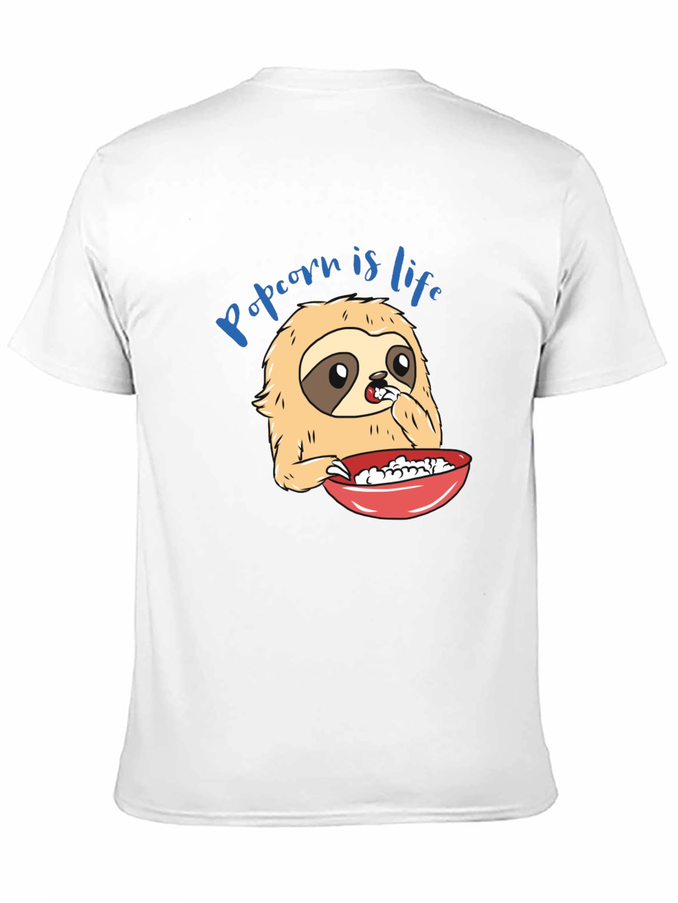 Popcorn Sloth T-Shirt