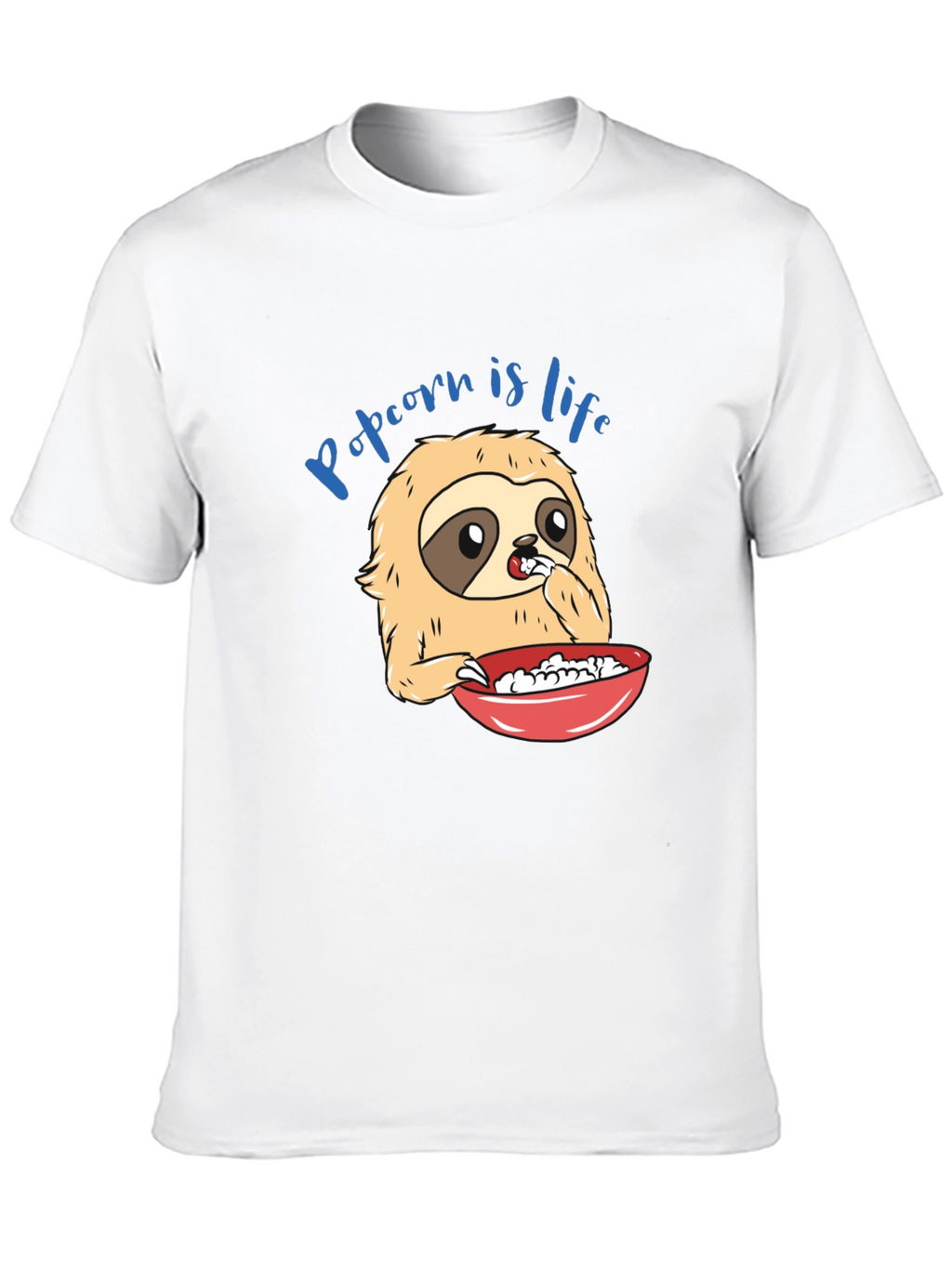 Popcorn Sloth T-Shirt