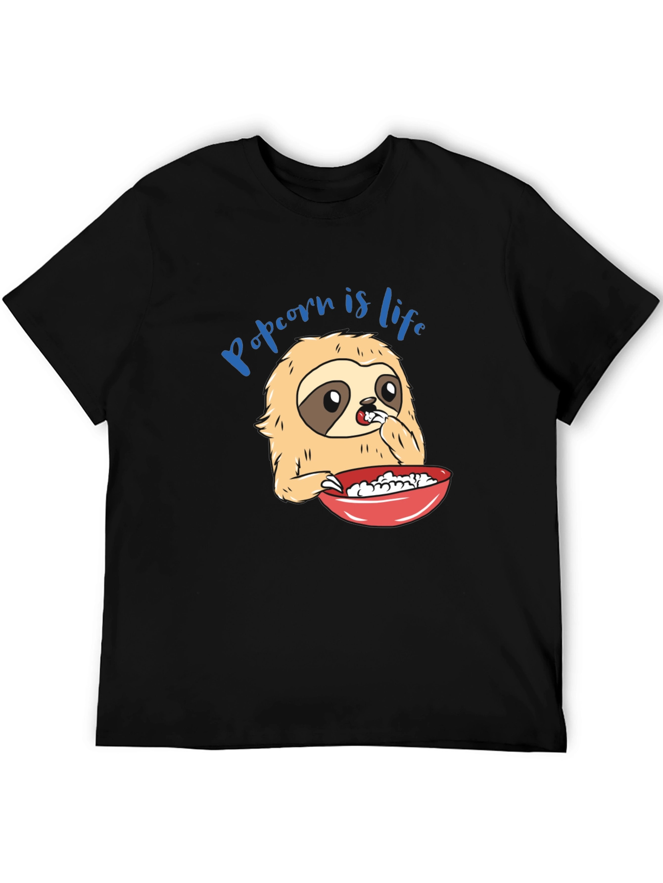 Popcorn Sloth T-Shirt