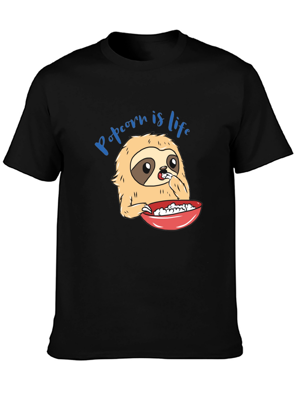 Popcorn Sloth T-Shirt