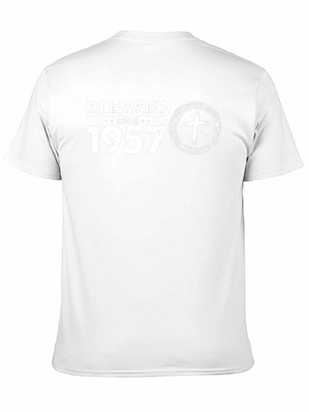 Blessed Since 1957 Black T-Shirt