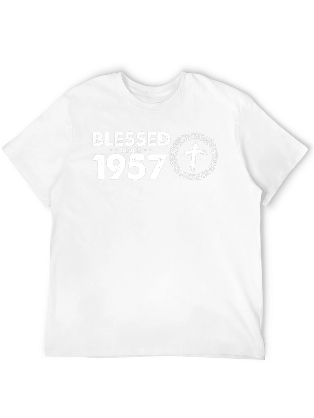 Blessed Since 1957 Black T-Shirt