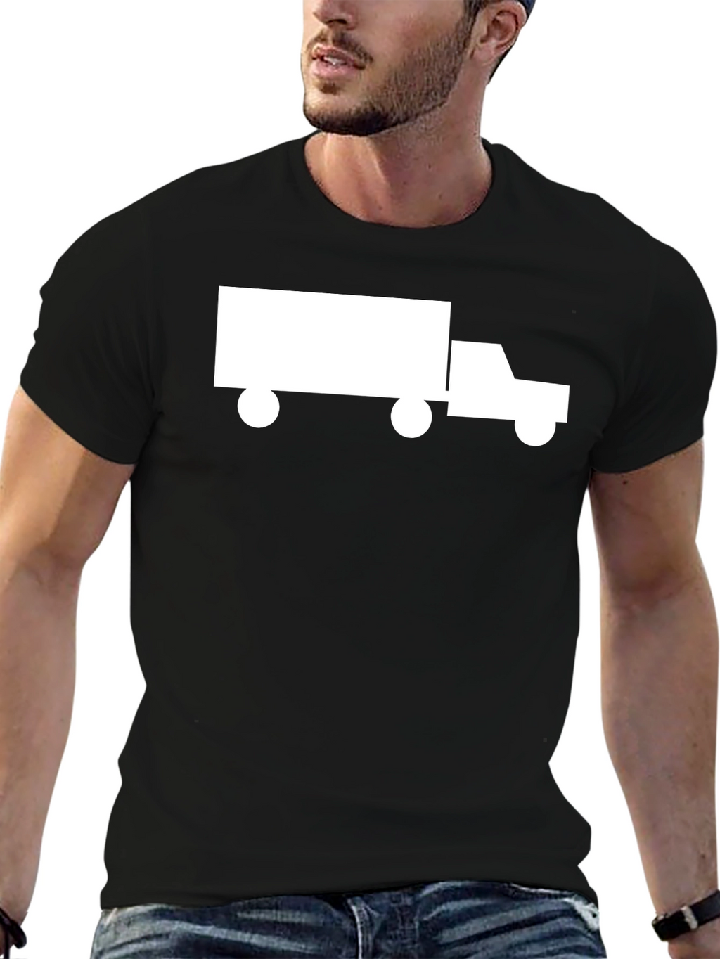 Truck Graphic Tee - Classic Black T-Shirt