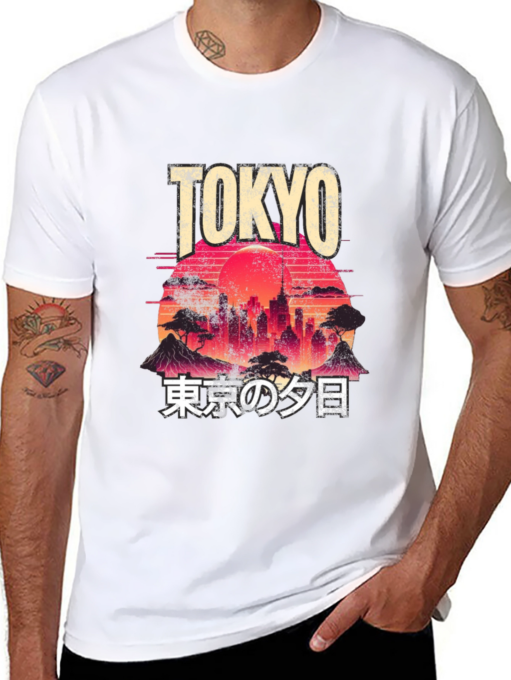 Tokyo Sunset Graphic T-Shirt - Urban Japan Tee