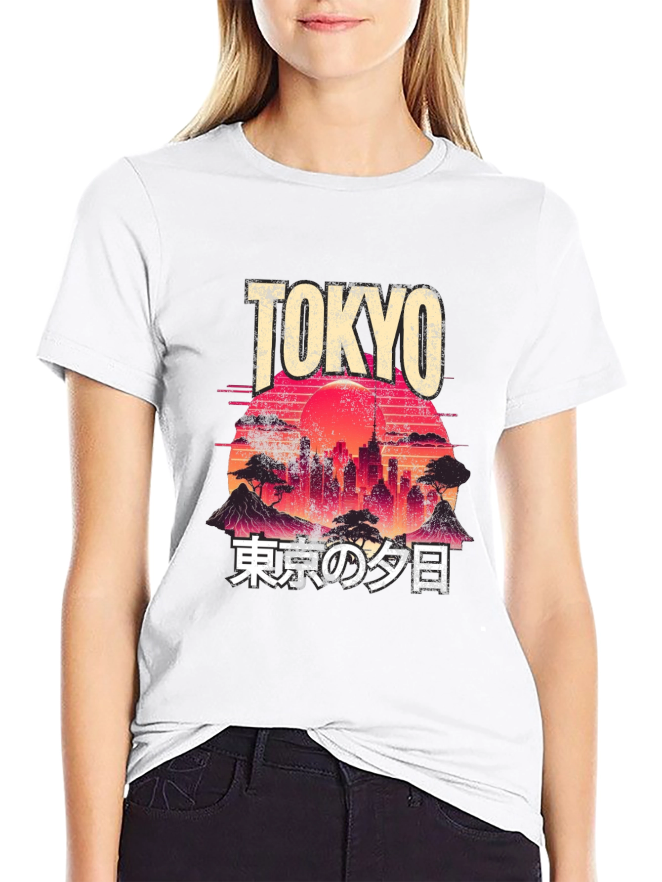 Tokyo Sunset Graphic T-Shirt - Urban Japan Tee