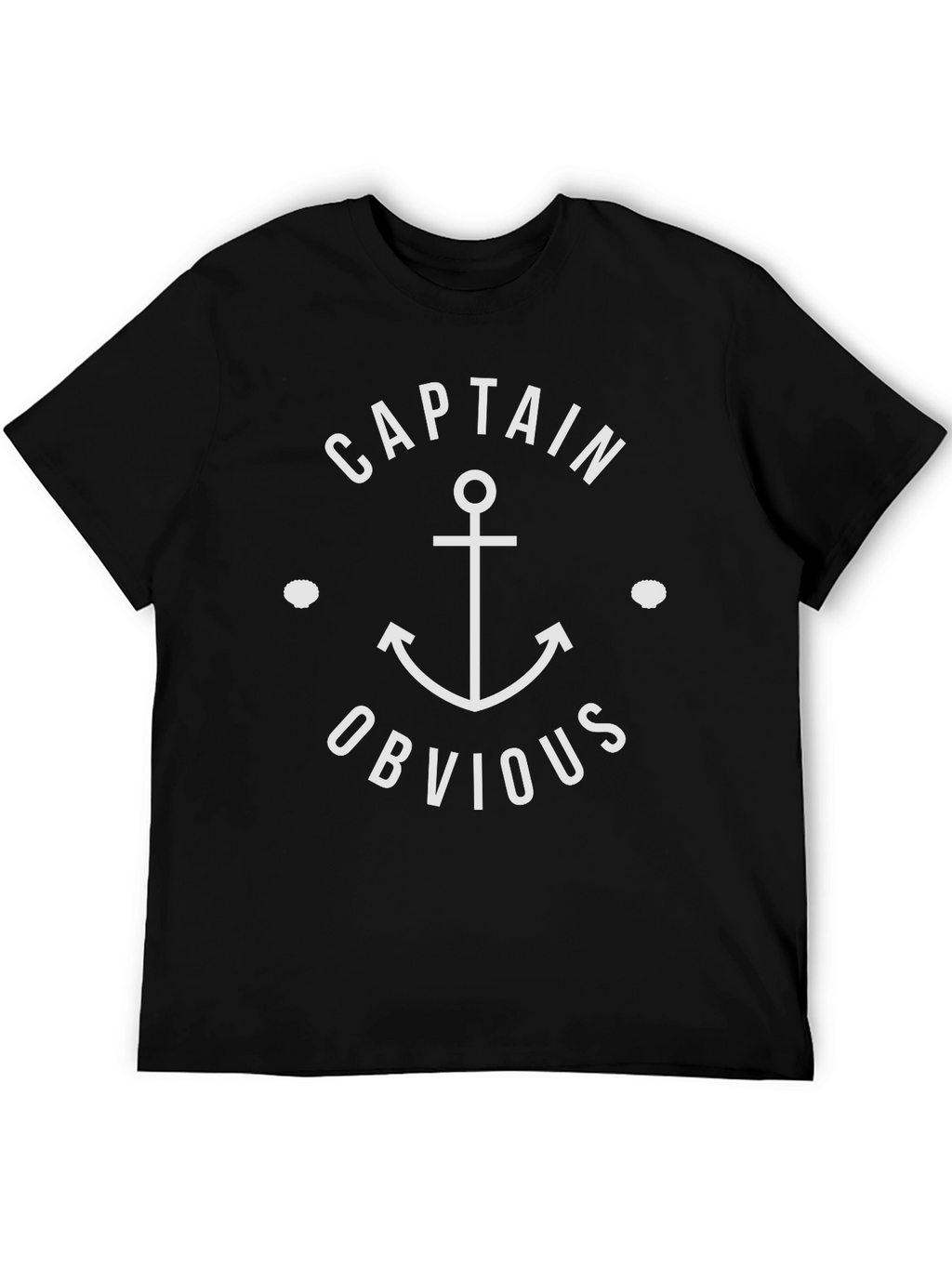 Captain Obvious T-Shirt: Nautical Anchor Graphic Tee
