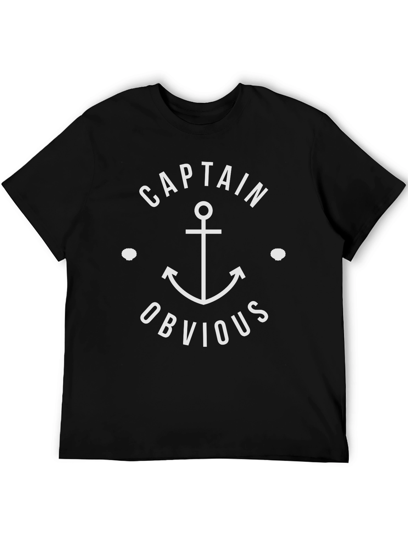 Captain Obvious T-Shirt: Nautical Anchor Graphic Tee