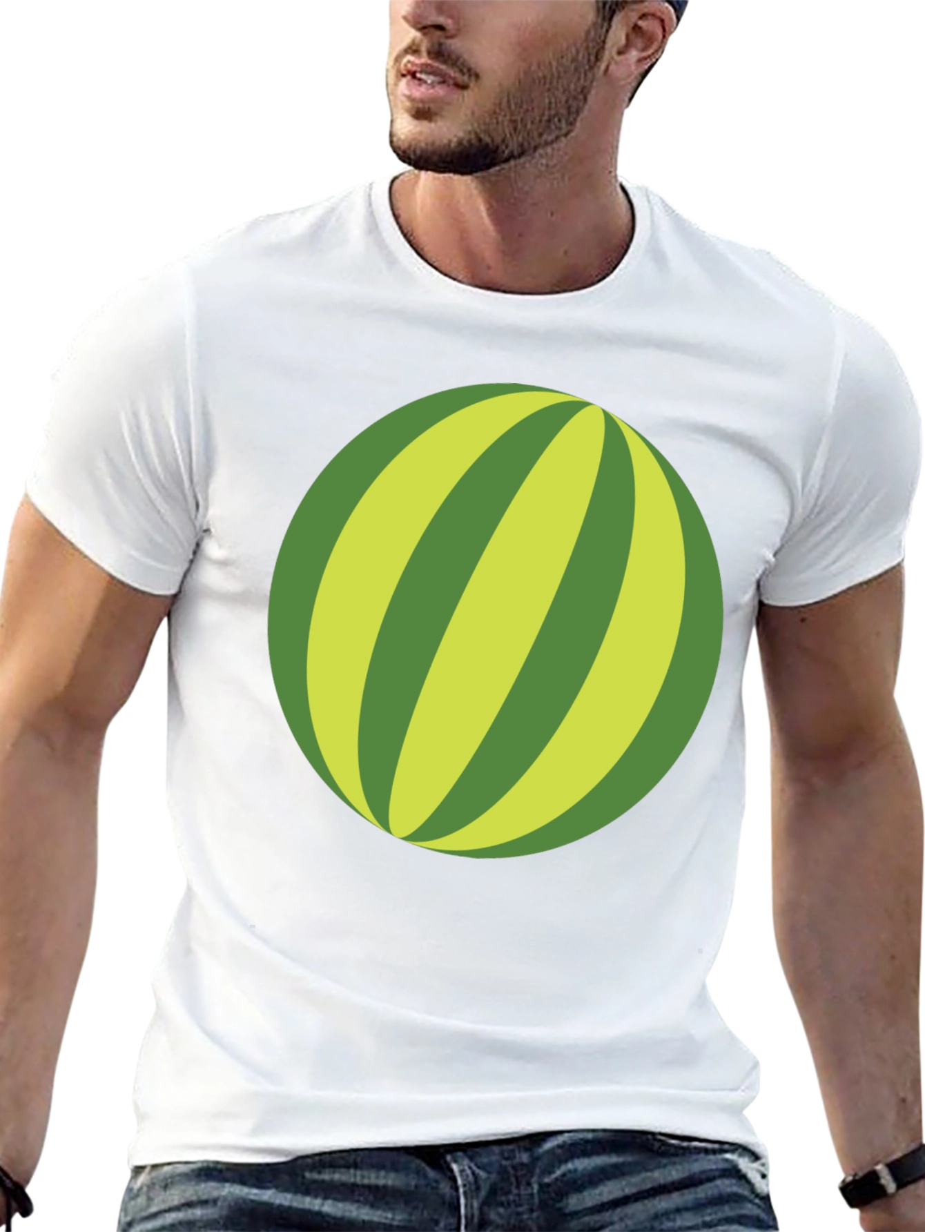 Whimsical Watermelon Graphic Tee - Casual Comfort