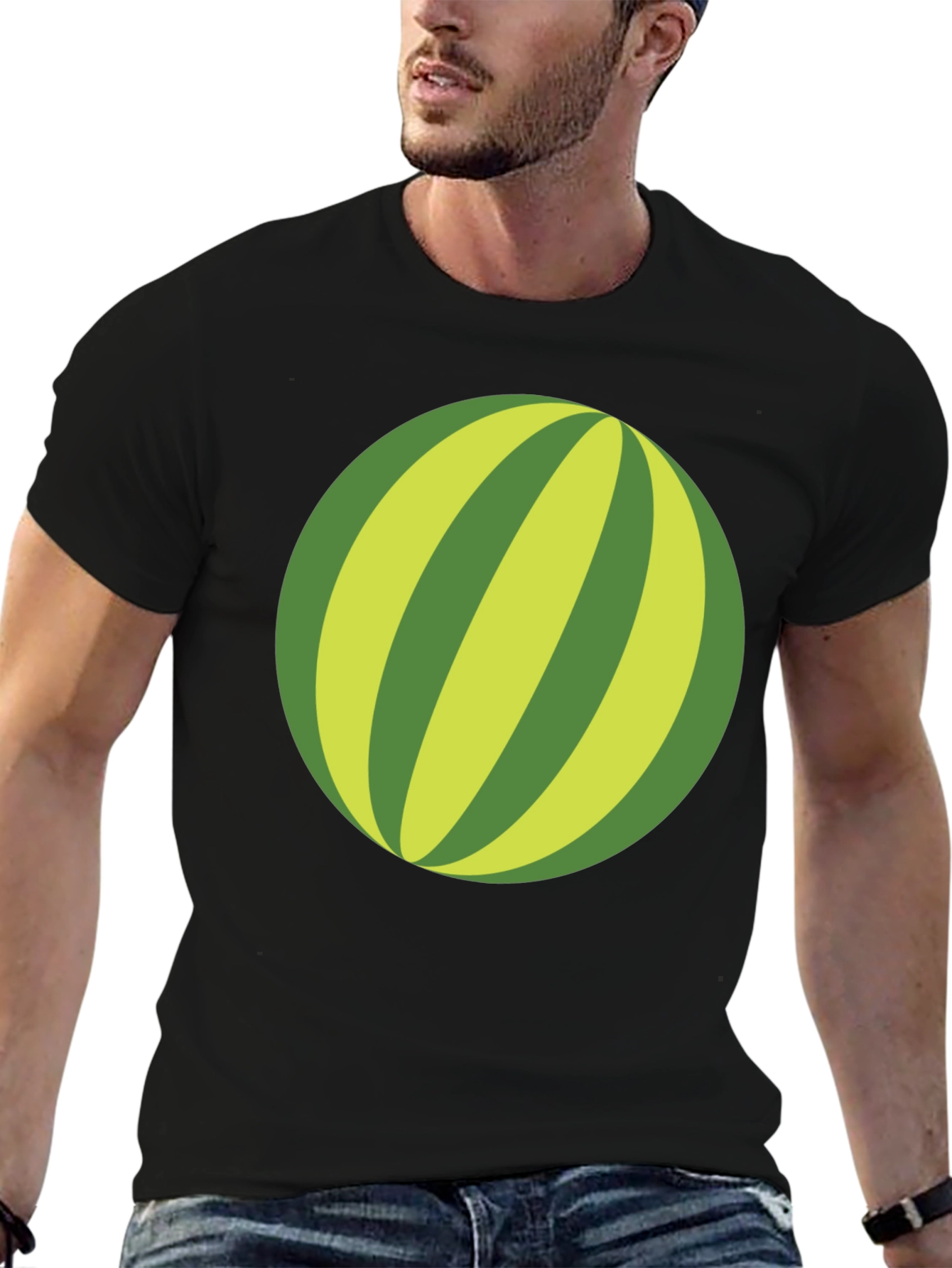 Whimsical Watermelon Graphic Tee - Casual Comfort