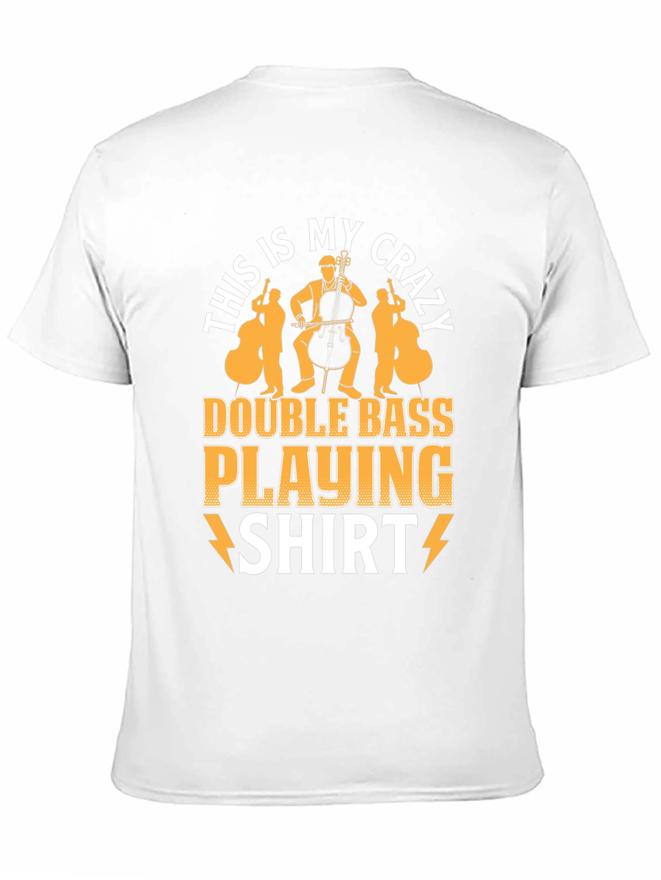 Crazy Double Bass Playing Shirt