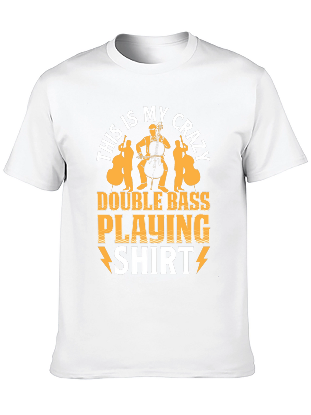 Crazy Double Bass Playing Shirt