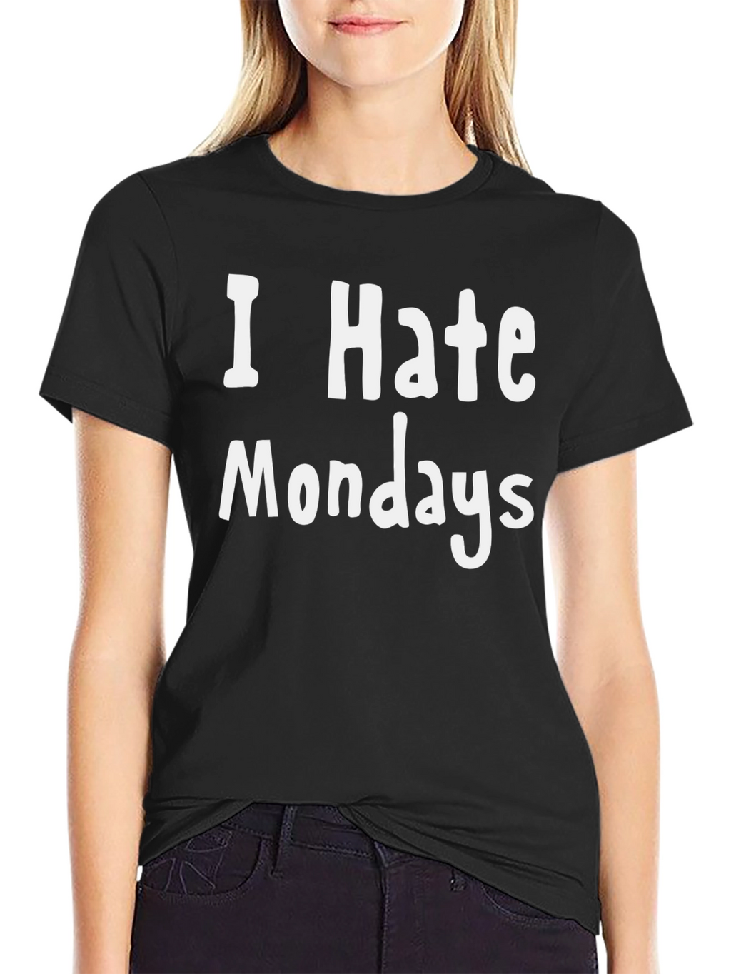 I Hate Mondays Graphic Tee - Mens Black T-Shirt