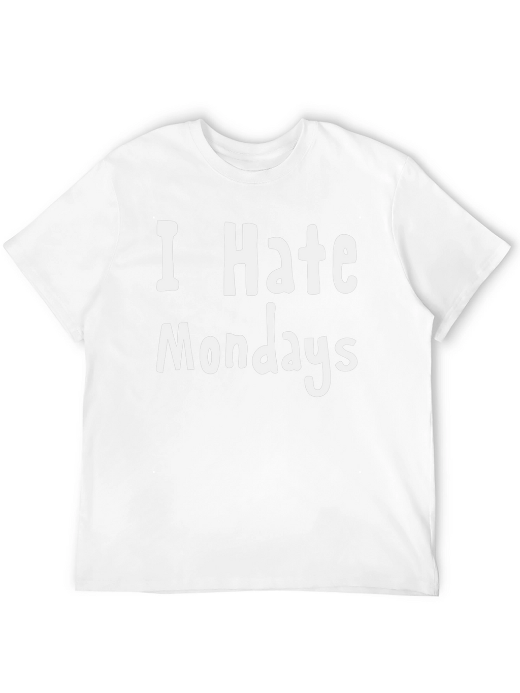 I Hate Mondays Graphic Tee - Mens Black T-Shirt