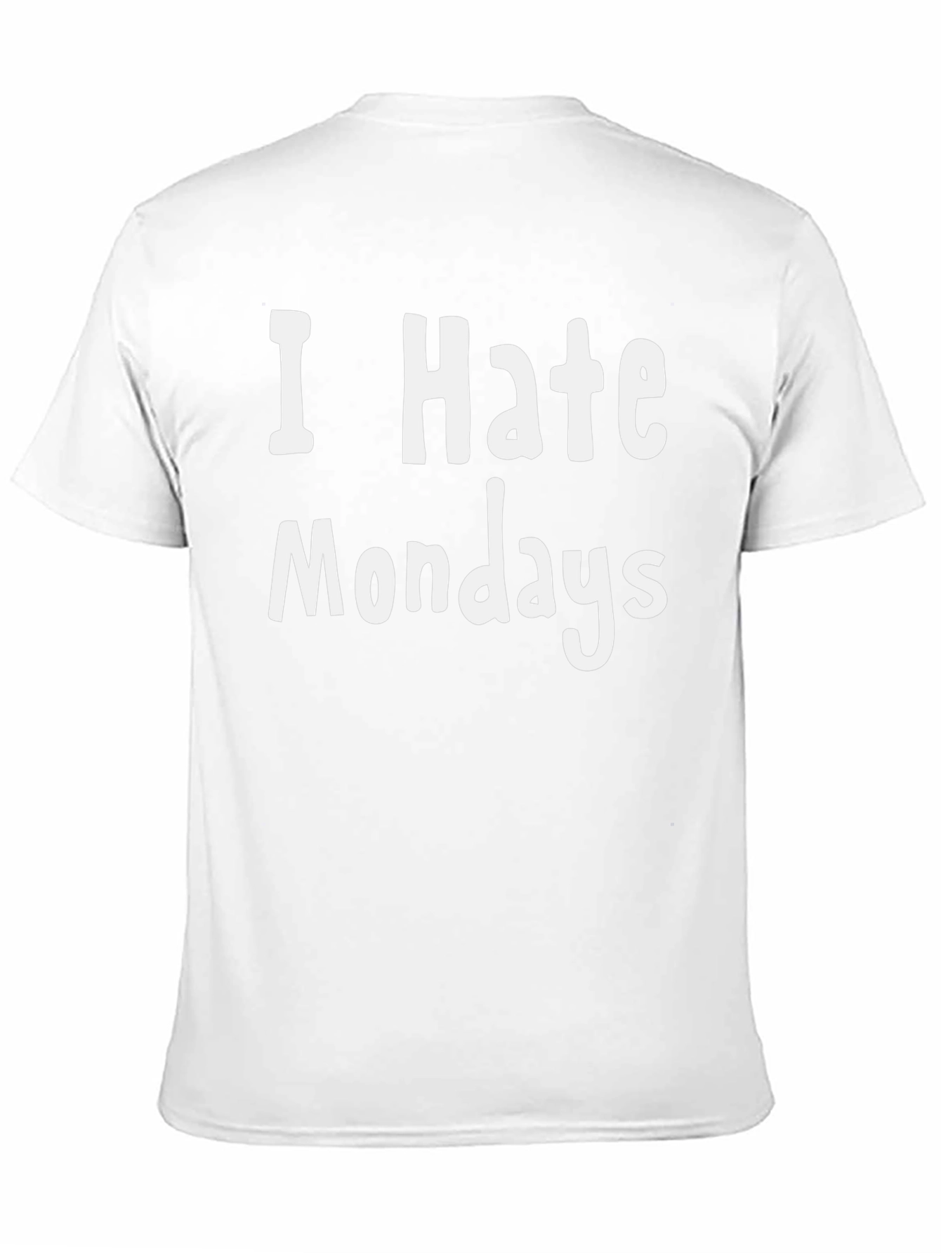 I Hate Mondays Graphic Tee - Mens Black T-Shirt