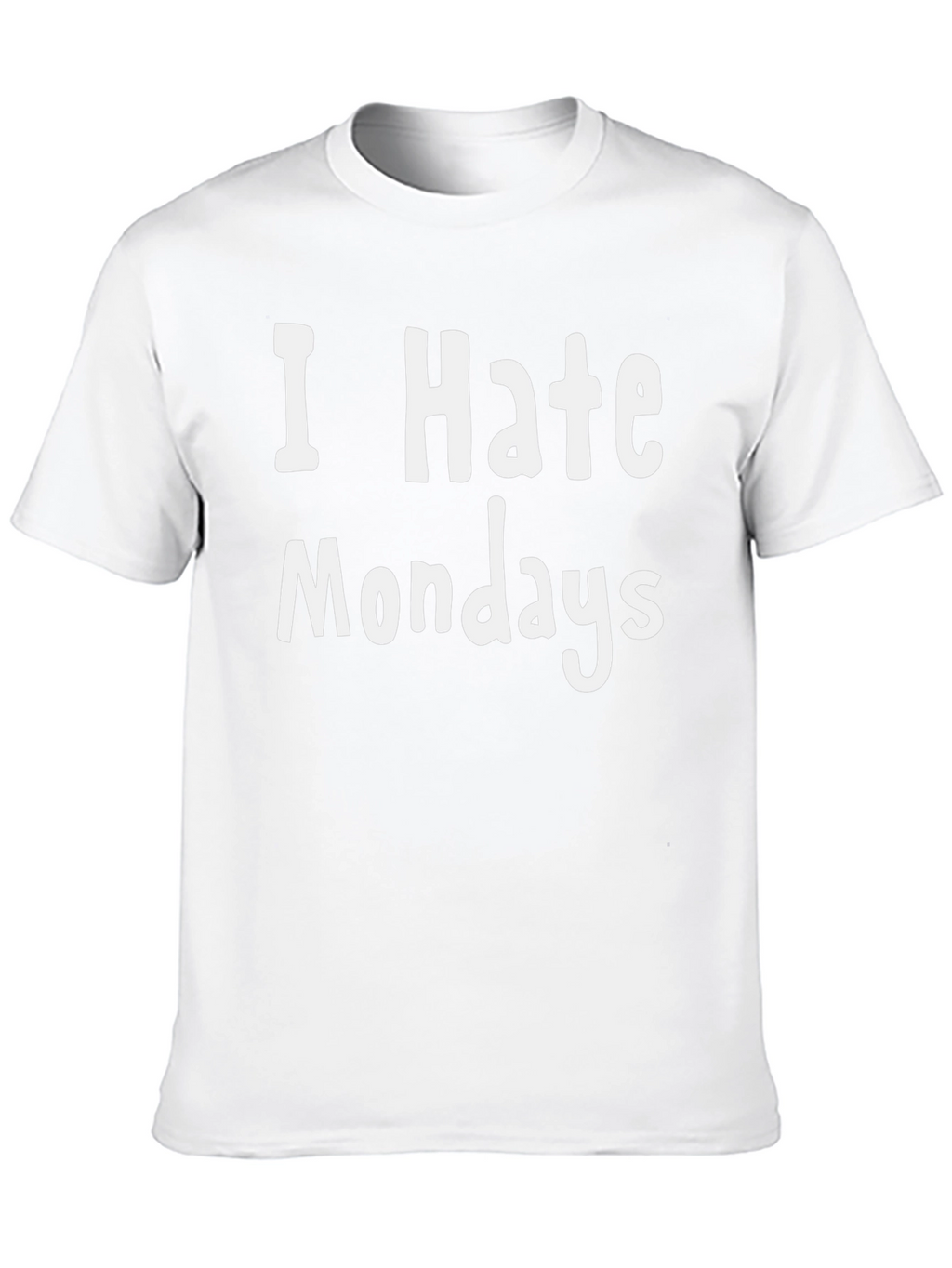I Hate Mondays Graphic Tee - Mens Black T-Shirt