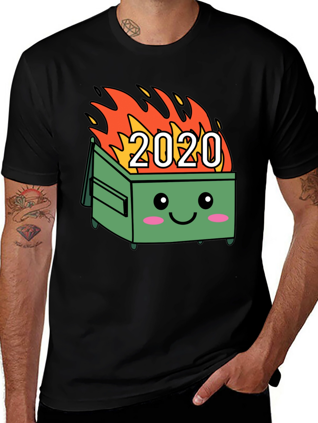 2020 Dumpster Fire T-Shirt - Unisex Graphic Tee