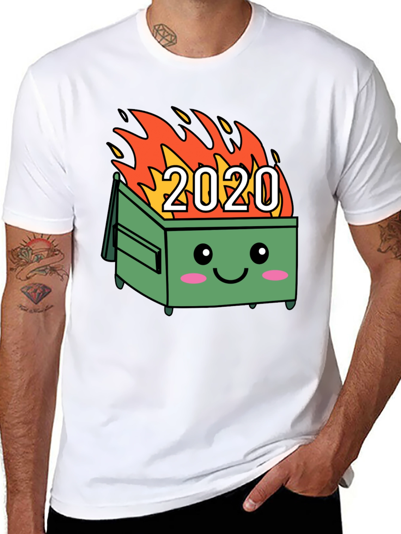 2020 Dumpster Fire T-Shirt - Unisex Graphic Tee