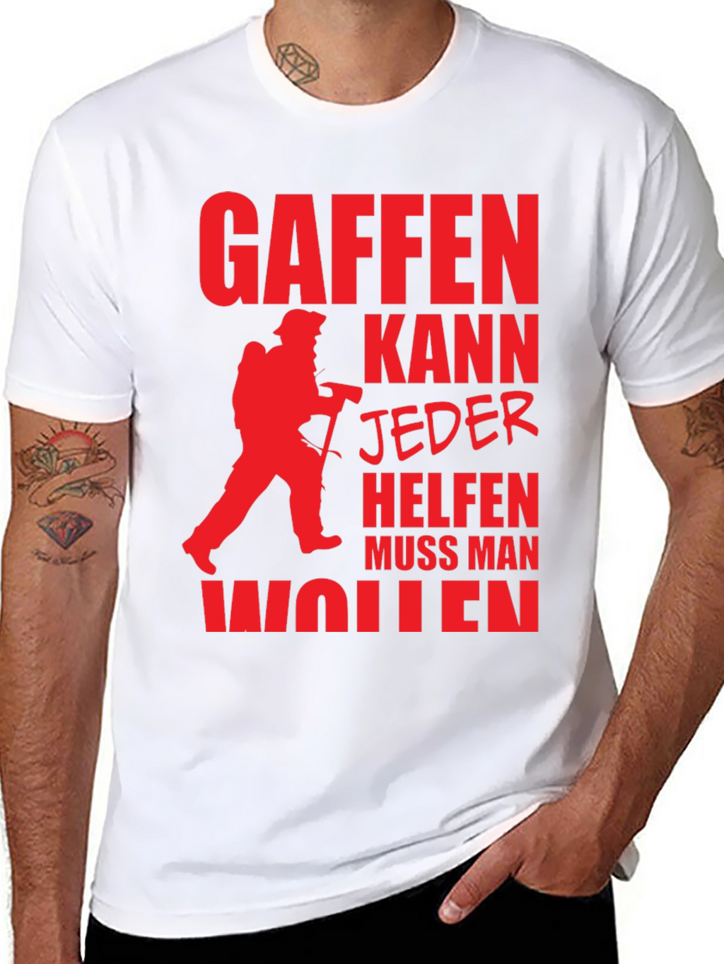 Firefighter Graphic Tee - Helping is a Must
