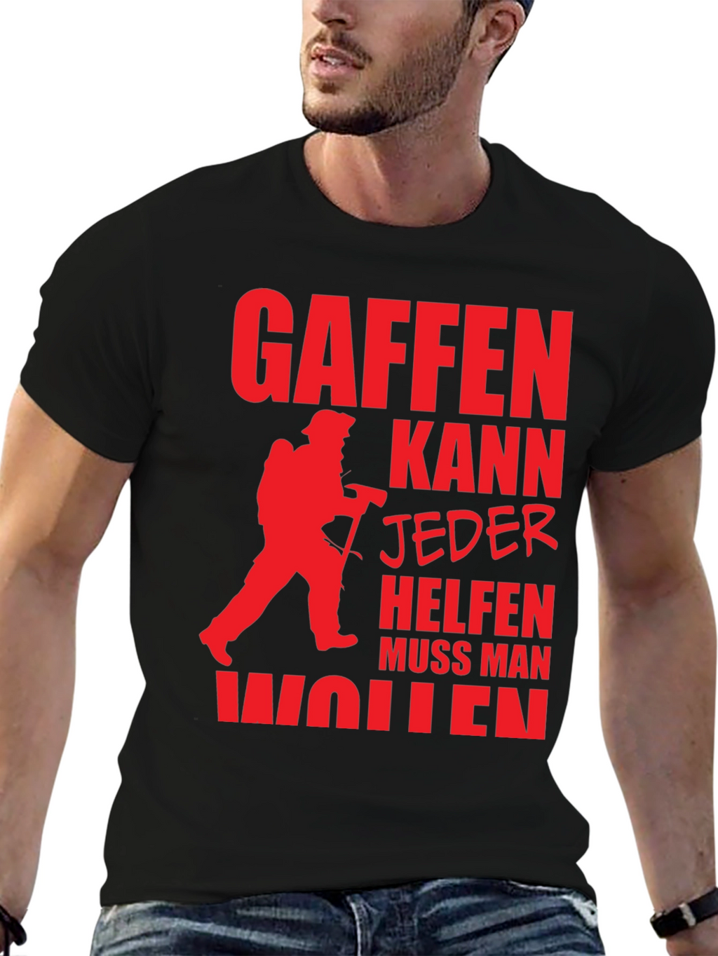 Firefighter Graphic Tee - Helping is a Must