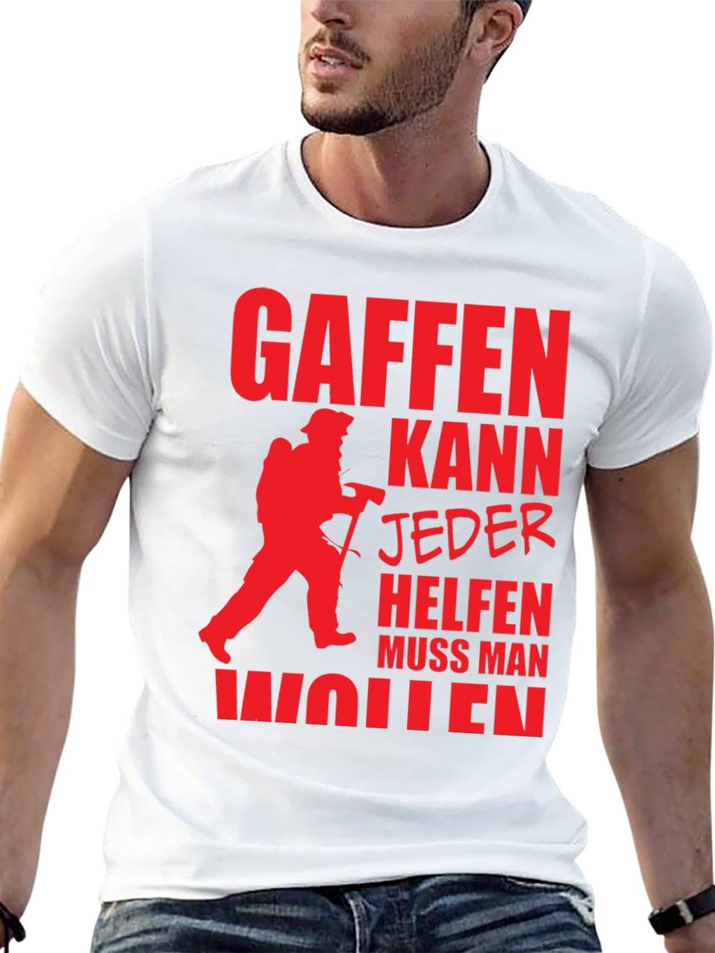 Firefighter Graphic Tee - Helping is a Must