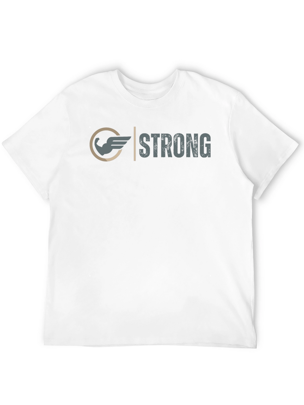 Strong Graphic Tee - Winged Arm Design