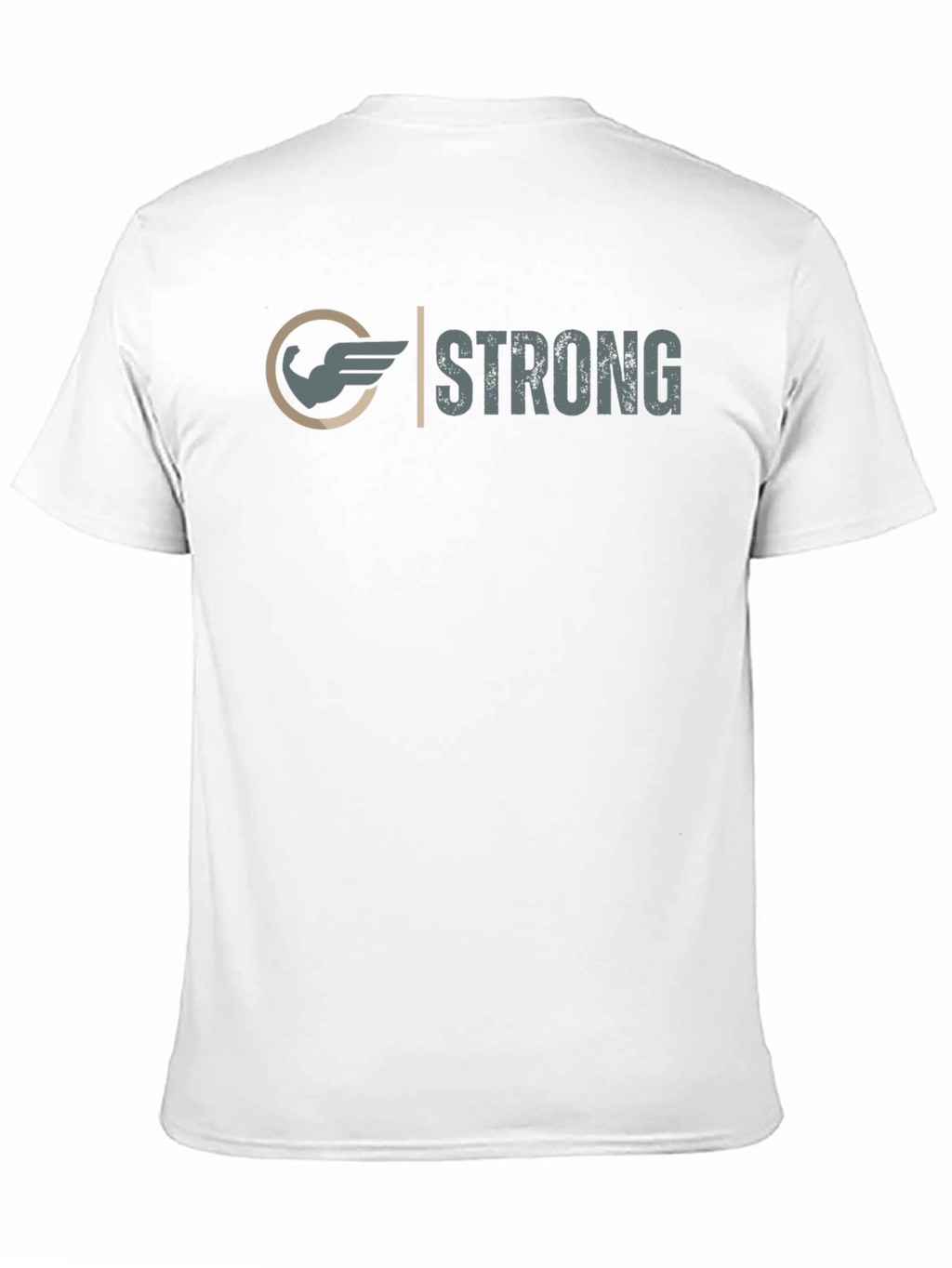 Strong Graphic Tee - Winged Arm Design