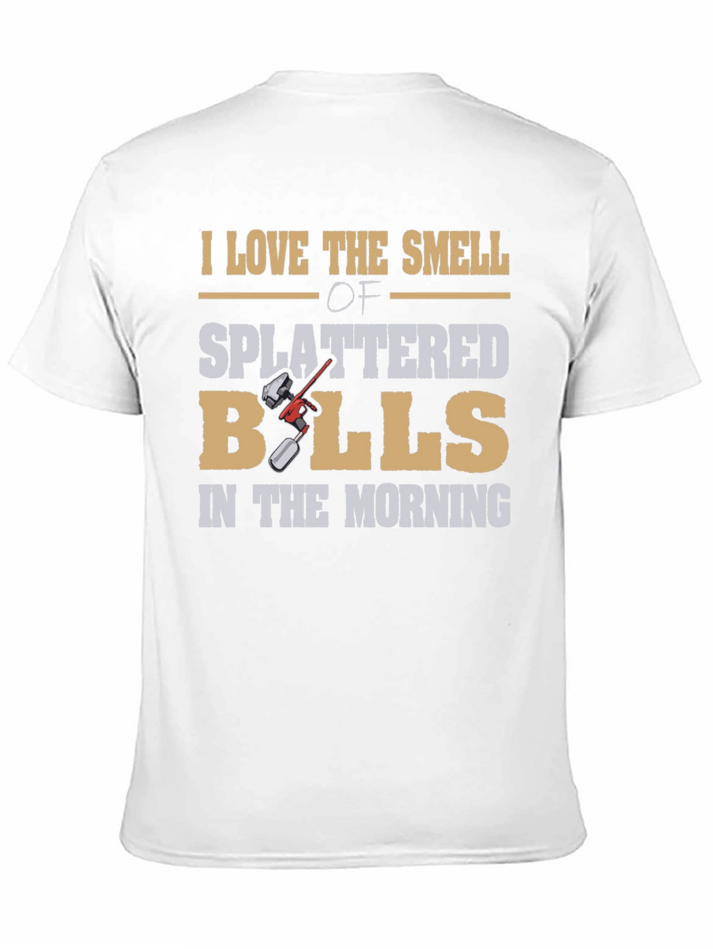 I Love Splattered Balls T-Shirt - Unique Design