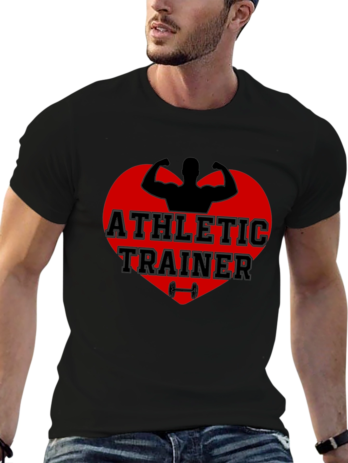 Athletic Trainer Heart Graphic T-Shirt