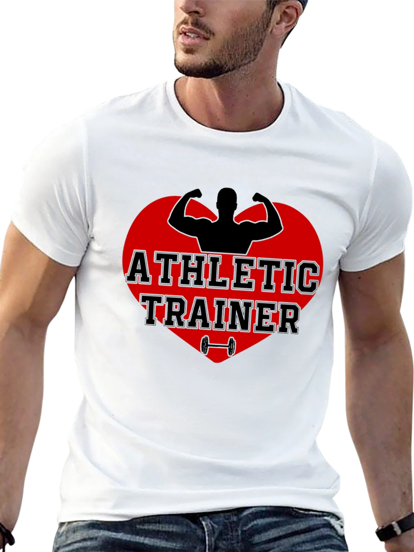 Athletic Trainer Heart Graphic T-Shirt