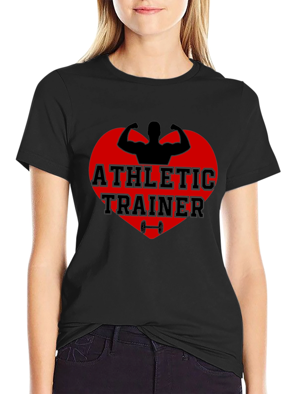 Athletic Trainer Heart Graphic T-Shirt