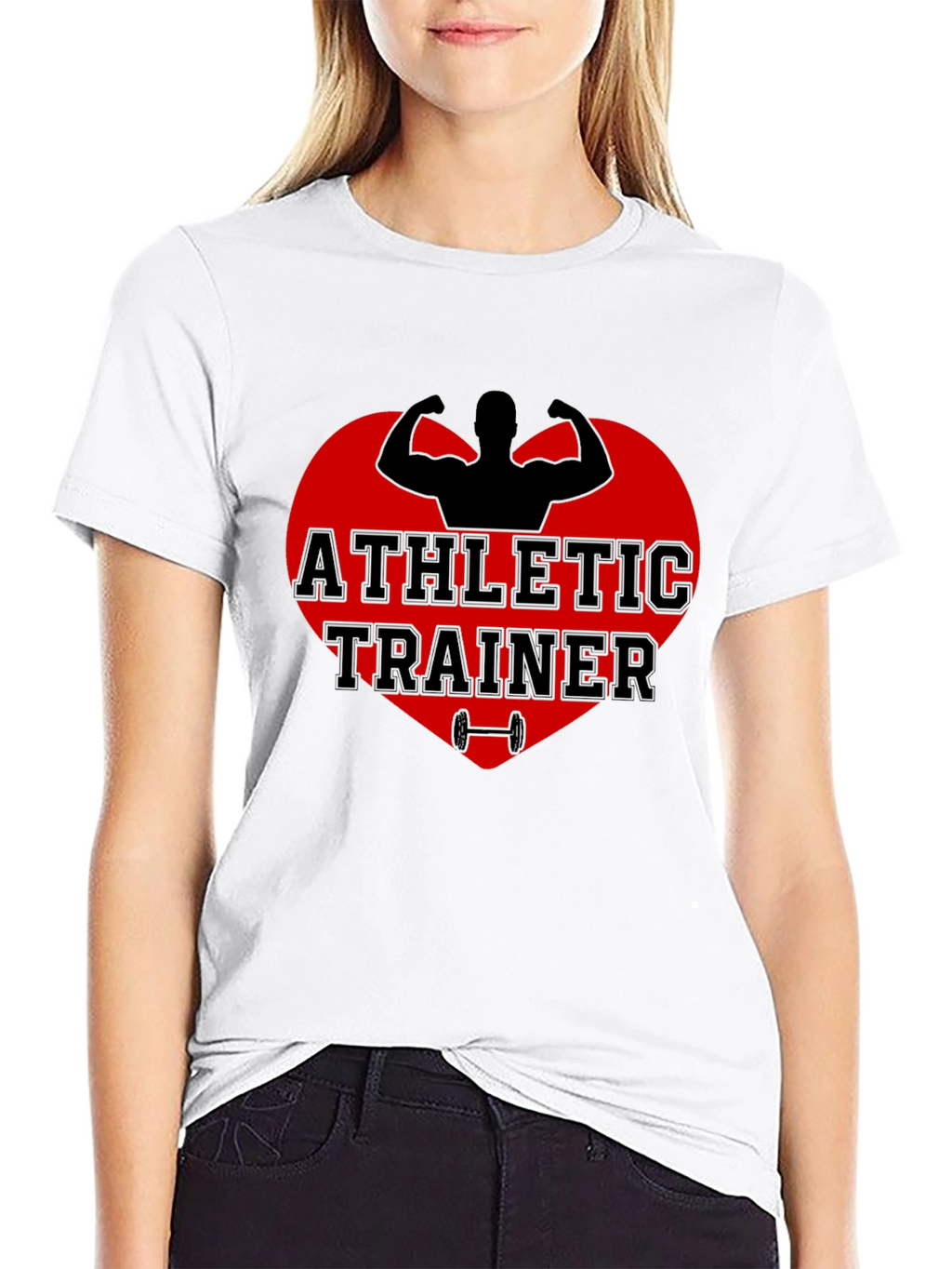 Athletic Trainer Heart Graphic T-Shirt