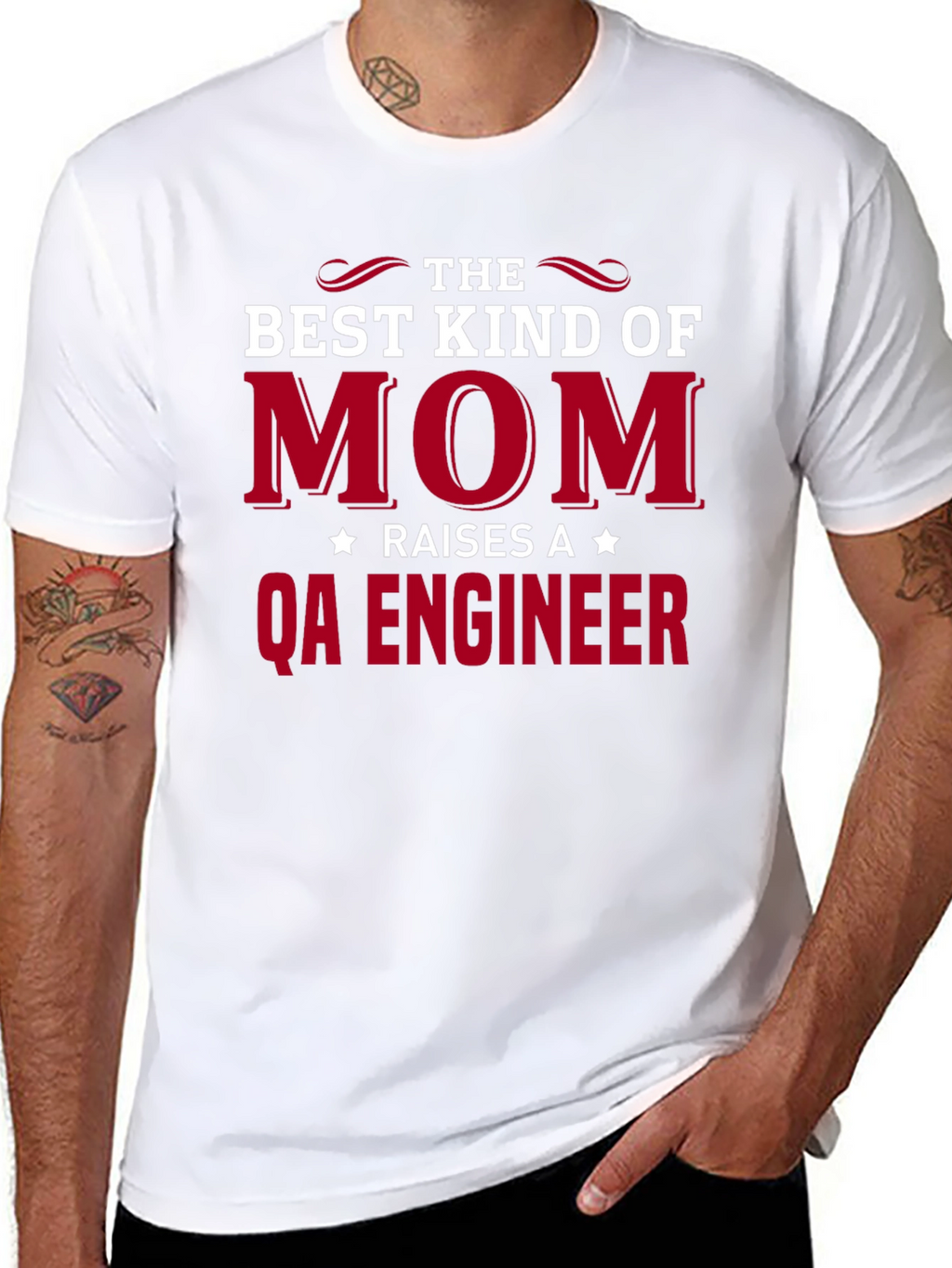 Best Kind of Mom - QA Engineer T-Shirt