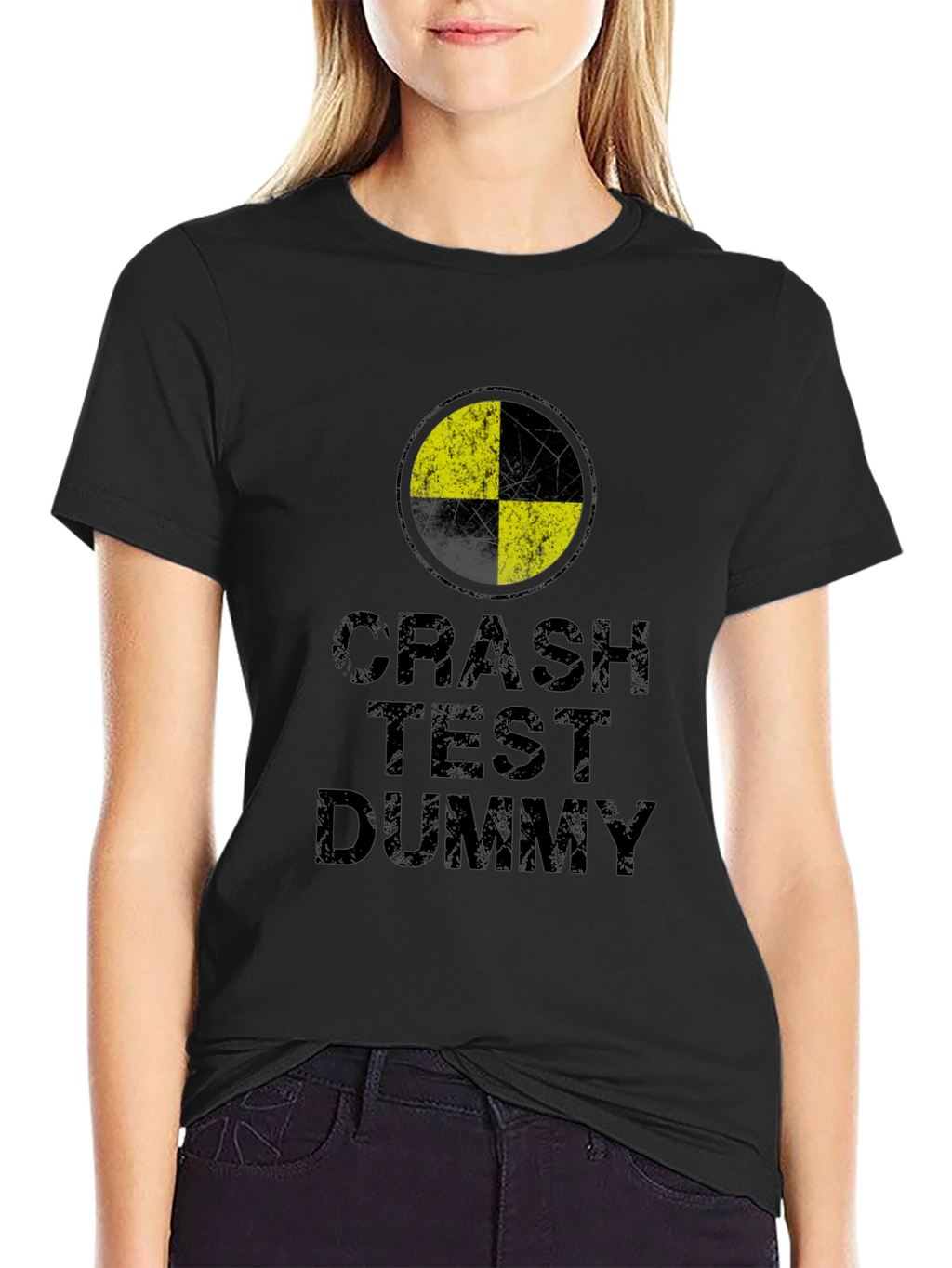 Crash Test Dummy Black Graphic Tee