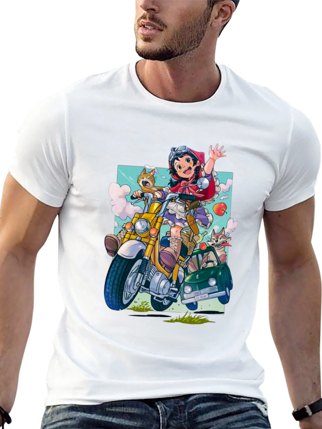 Anime Style Graphic T-Shirt