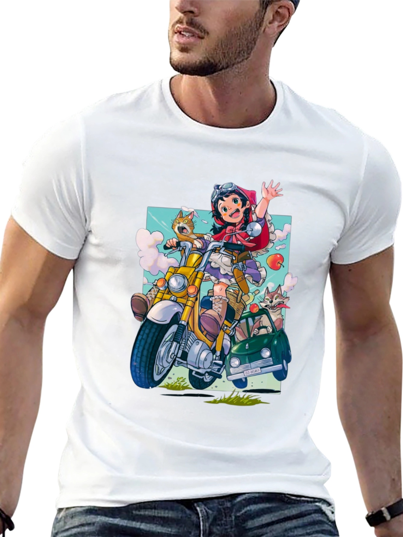 Anime Style Graphic T-Shirt