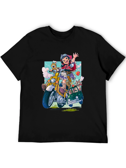 Anime Style Graphic T-Shirt