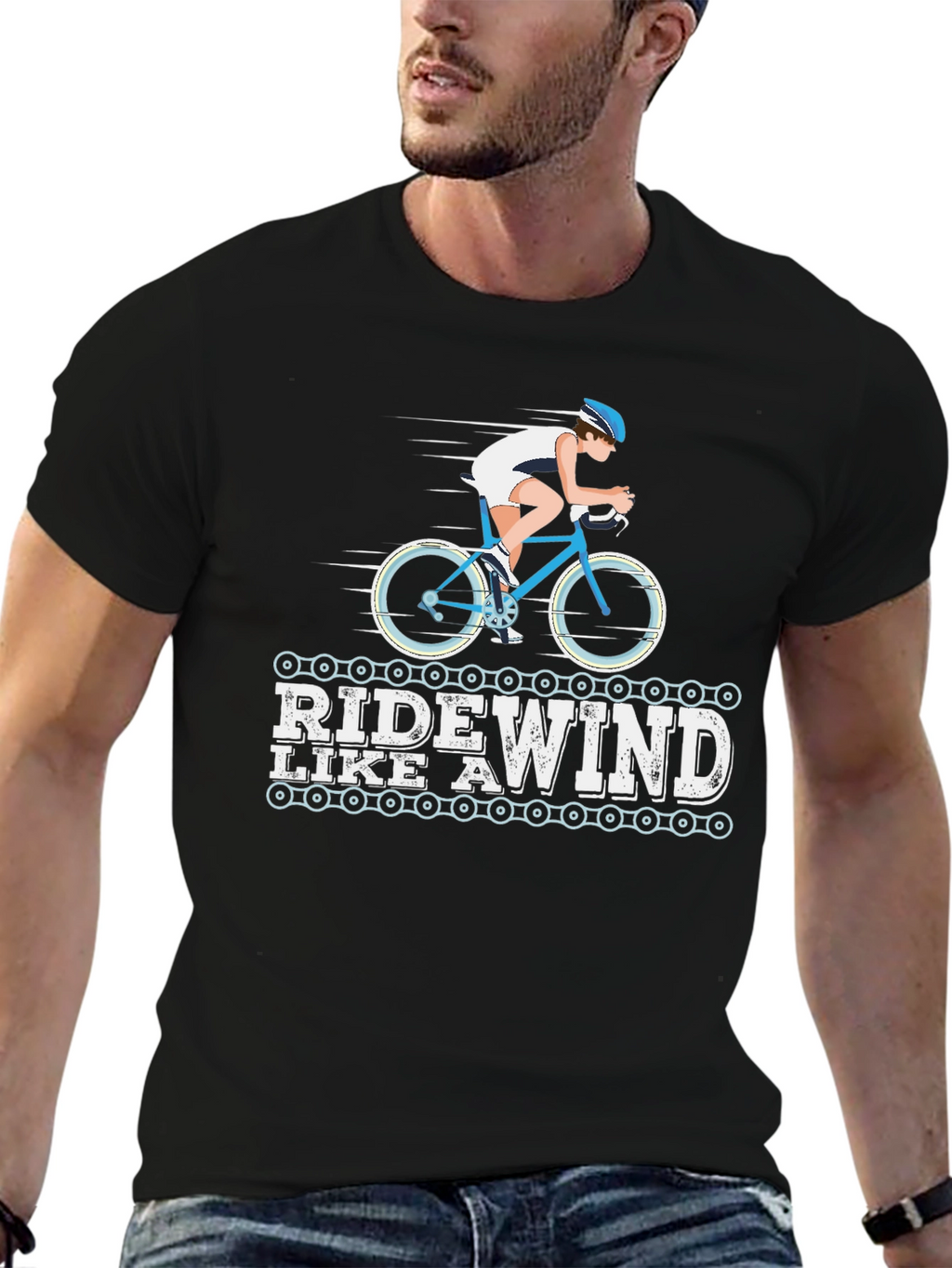 RideWind Cycling T-Shirt - Perfect for Bike Lovers